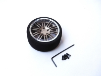 HIROSEIKO Alloy Steering MF Wheel (Solar)(Flat Ti + Silver)